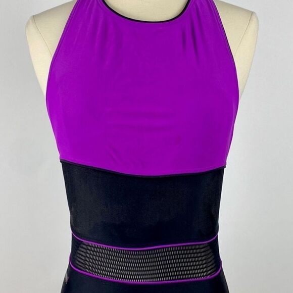 Vintage 1990’s Mesh Open Back Speedo Swim Suit - Picture 6 of 13